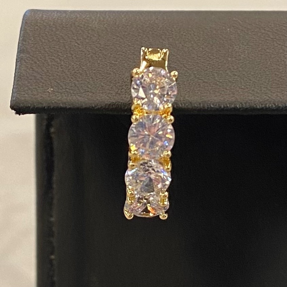 Gold Jeweled Belly Button Ring